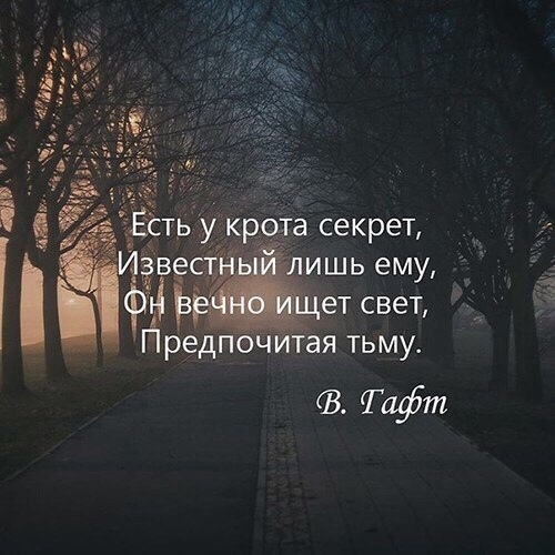 ет свет Йредпочитая тьму Тафт
