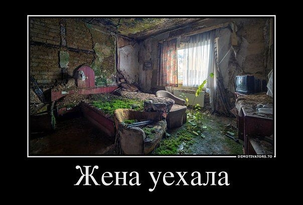 Жена уехала