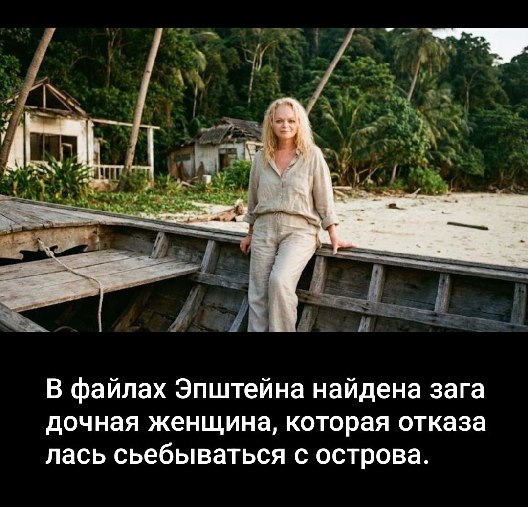 В файлах Эпштейна найдена загадочная женщина, которая отказалась сбежать с острова.