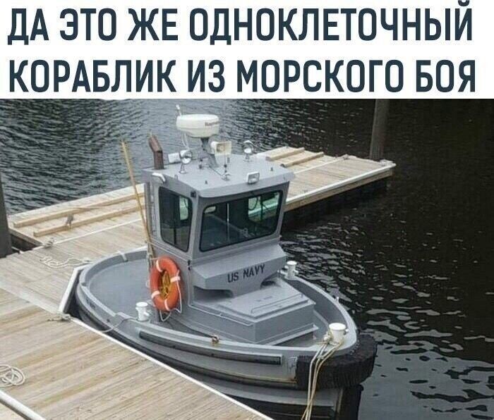 ДА ЭТО ЖЕ ОДНОКЛЕТОЧНЫИ КОРАБЛИК ИЗ МОРСКОГО БОЯ
