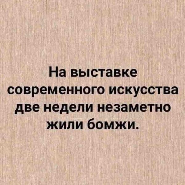 На выставке современного искусства две недели незаметно жили бомжи