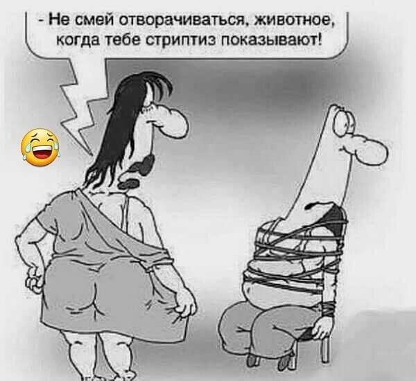 Не смей отворачиваться животное когда тебе стриптиз показывают