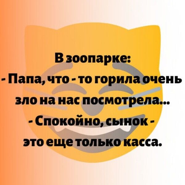 В зоопарке Папа что то горшёвчень по на нас посмотіэела Спокойно при это еще только касса