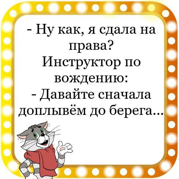 ПШ Ну как я сдала на права Инструктор по вождению Давайте сначала доплывём до берега