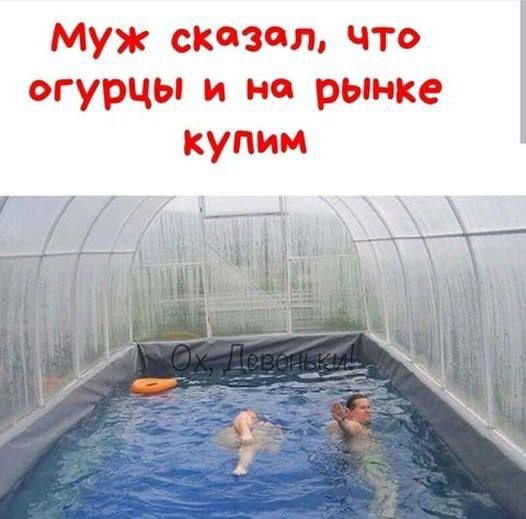 Муж сказал, что огурцы и на рынке купим