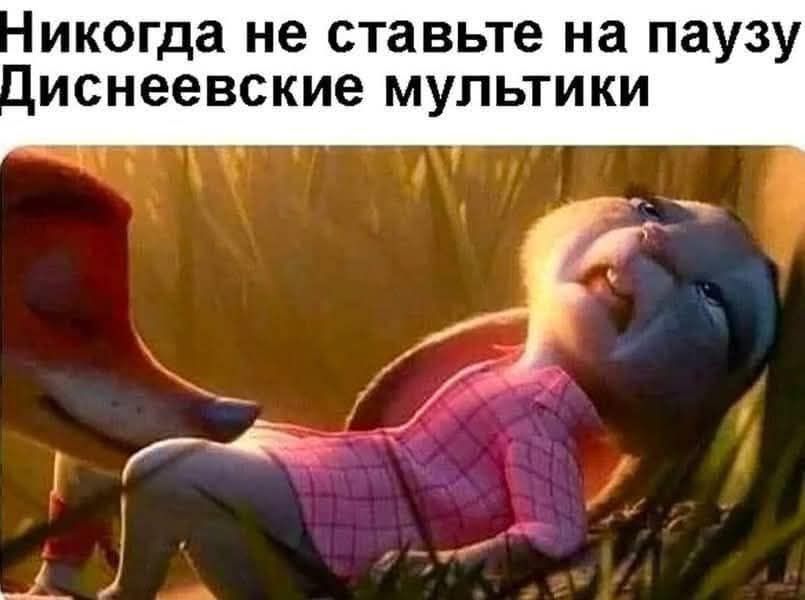 Никогда не ставьте на паузу Диснеевские мультики