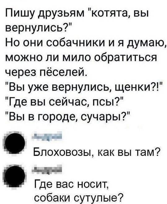 Пишу друзьям 