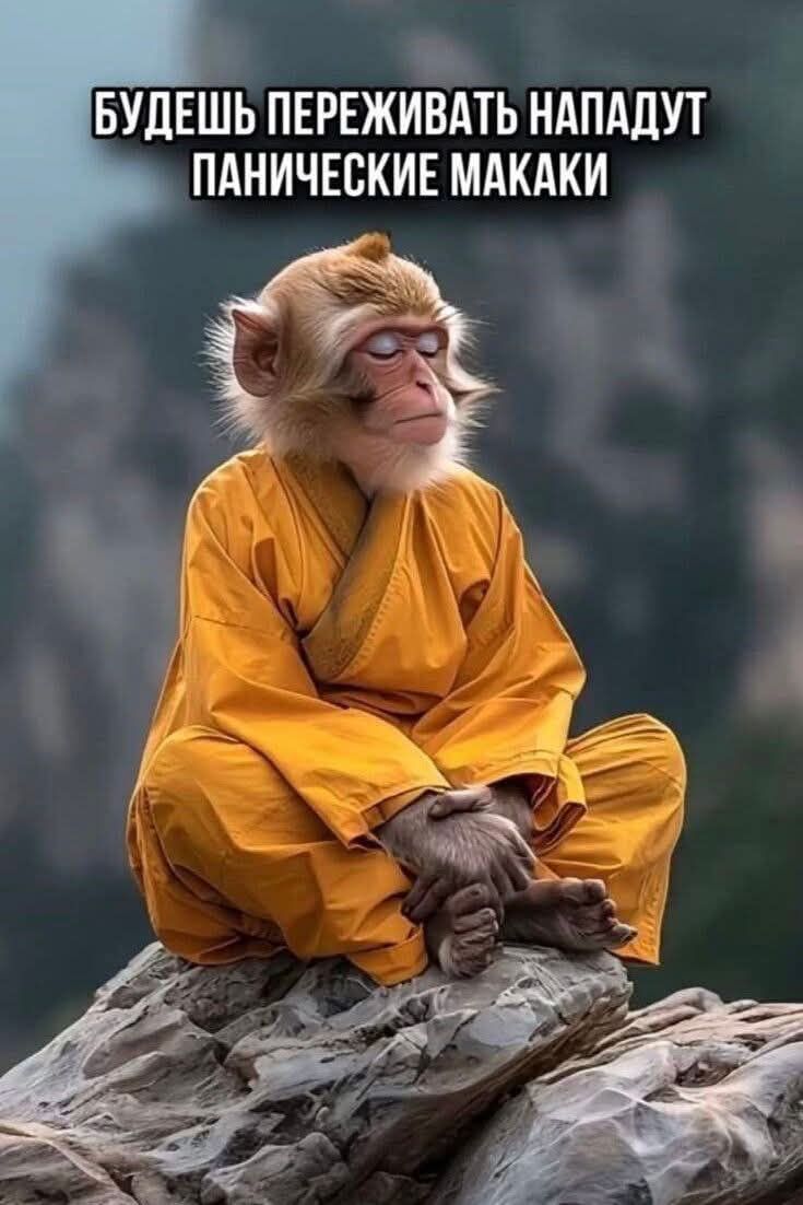 БУДЕШЬ ПЕРЕЖИВАТЬ НАПАДУТ ПАНИЧЕСКИЕ МАКАКИ