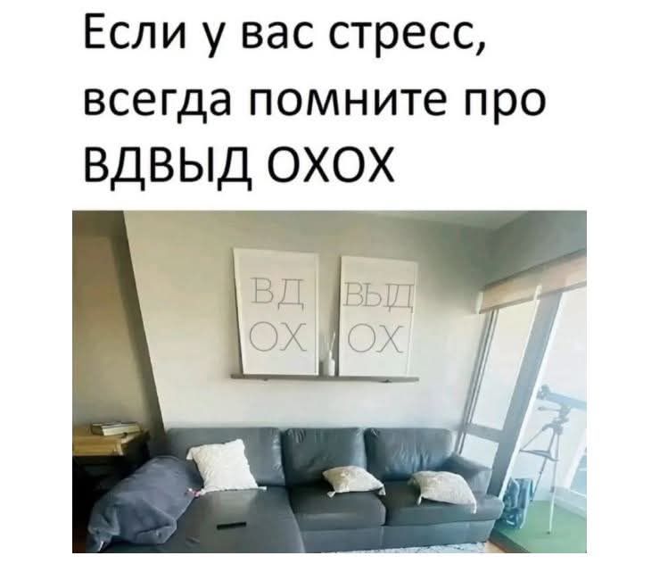 Если у вас стресс, всегда помните про ВДВ