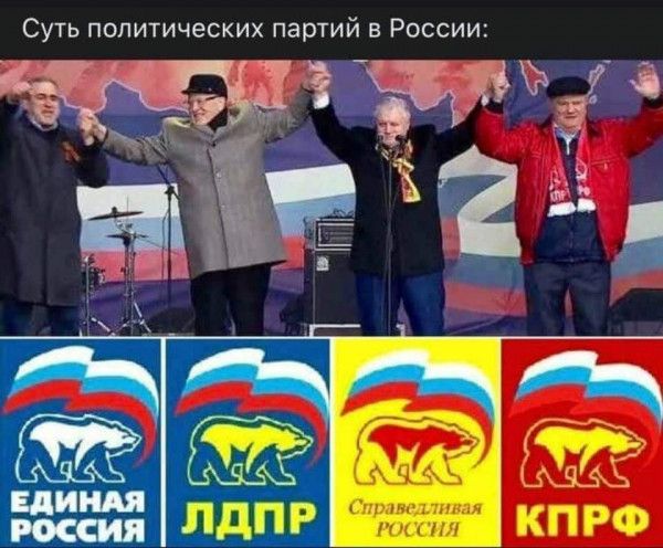 Сутьпопит ических партии ивРоссии двиг