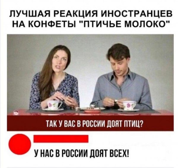 Лучшая реакция иностранцев на конфеты 