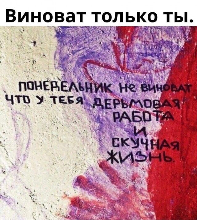 Виноват только ты