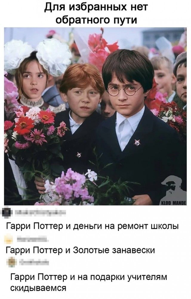 для избранных нет обратного пути Гарри Поттер и деньги на ремонт школы Гарри Поттер и Золотые занавески Гарри Поттер и на подарки учителям скидываемся