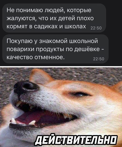 Не понимаю людей которые жалуются что их детей плохо кормят в садиках и школах 2250 Покупаю у знакомой школьной поварихи продукты по дешёвке качество отменное 50