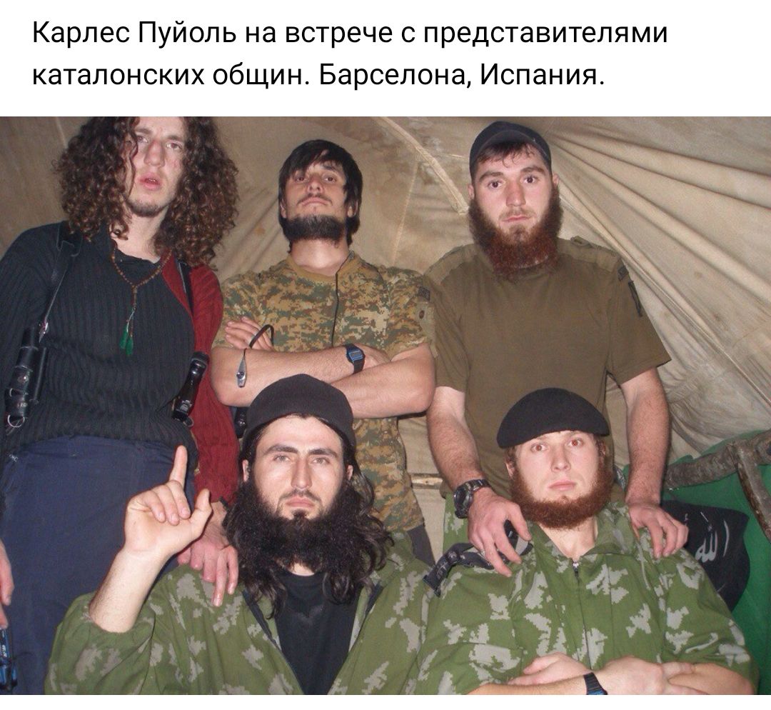 Карлес Пуйоль на встрече с представителями каталонских общин Барселона Испания