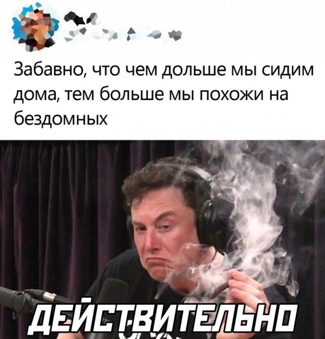 О не Забавно что чем дольше мы сидим дома тем больше мы похожи на бездомных