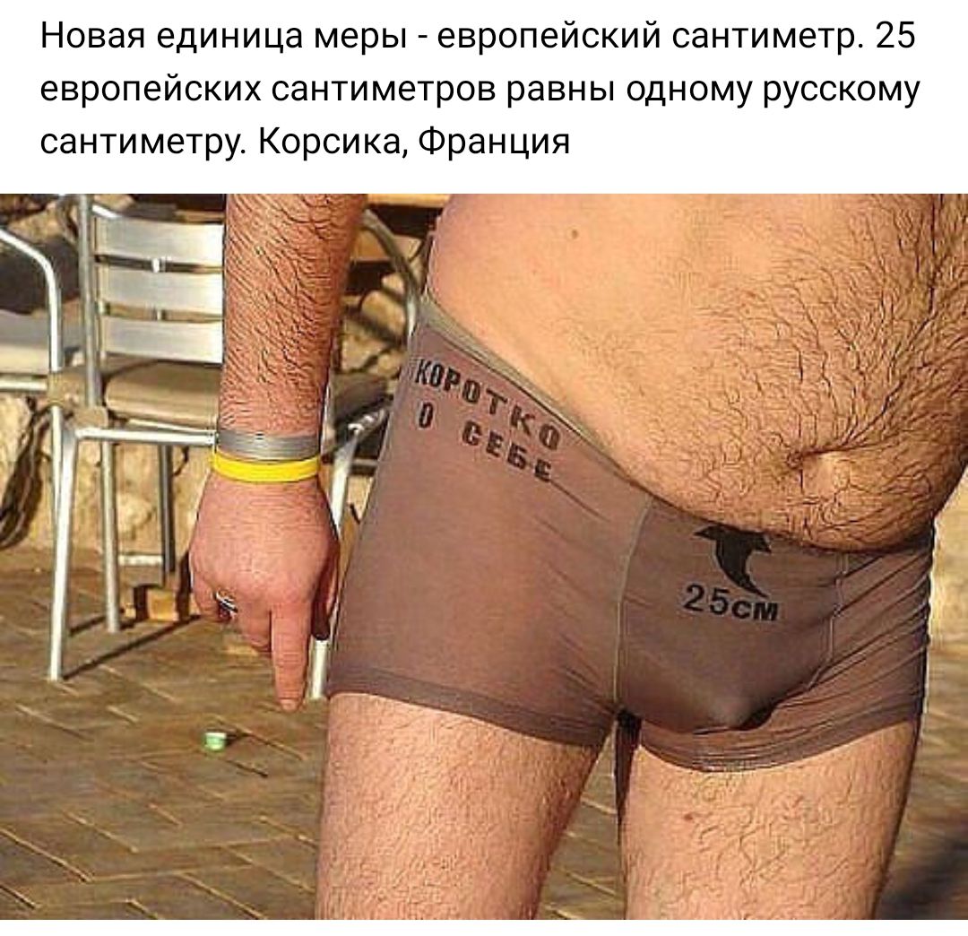 Новая единица меры европейский сантиметр 25 европейских сантиметров равны одному русскому сантиметру Корсика Франция