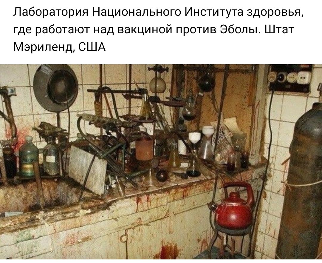 Лаборатория Национального Института здоровья где работают над вакциной против Эболы Штат Мэриленд США