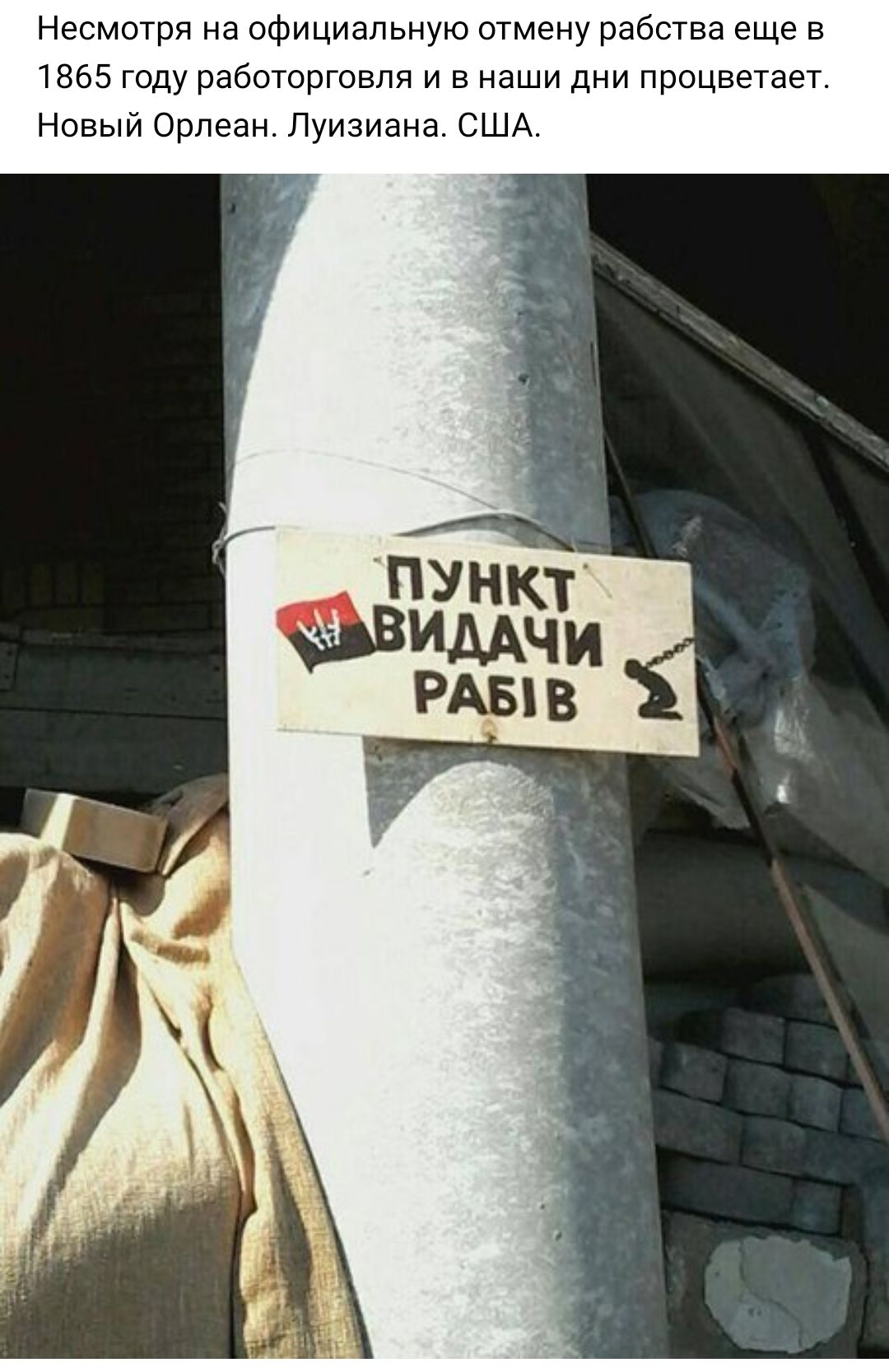 Несмотря на официальную отмену рабства еще в 1865 году работорговля и в наши дни процветает Новый Орлеан Луизиана США