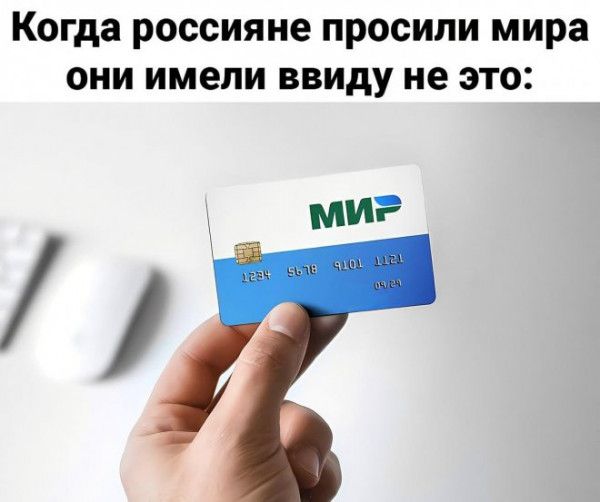 Когда россияне просили мира они имели ввиду не это
