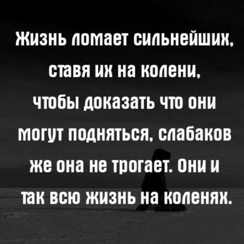 ЖИЗНЬ ломает СИЛЬНЕЙШШЬ ставя И на колени ЧТОБЫ доказать что они МОПП подняться саабаков же она НЕ ТППГЗЗТ ШШ П ВСЮ ЖИЗНЬ на КШЮНЯИ