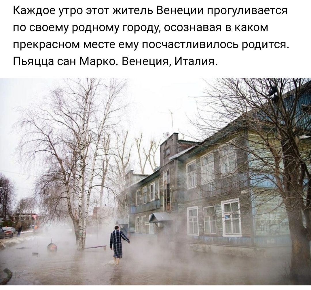 Каждое утро этот житель Венеции прогуливаетсп по своему родному городу осознавая в каком прекрасном месте ему посчастливилось родится Пьяцца сан Марко Венеция Италия