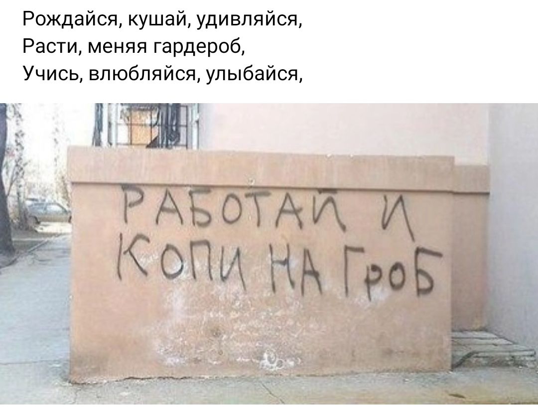 Рижлайся кушай удивляйся Расти меняя гардероб Учись впюбпяйся упыбайся