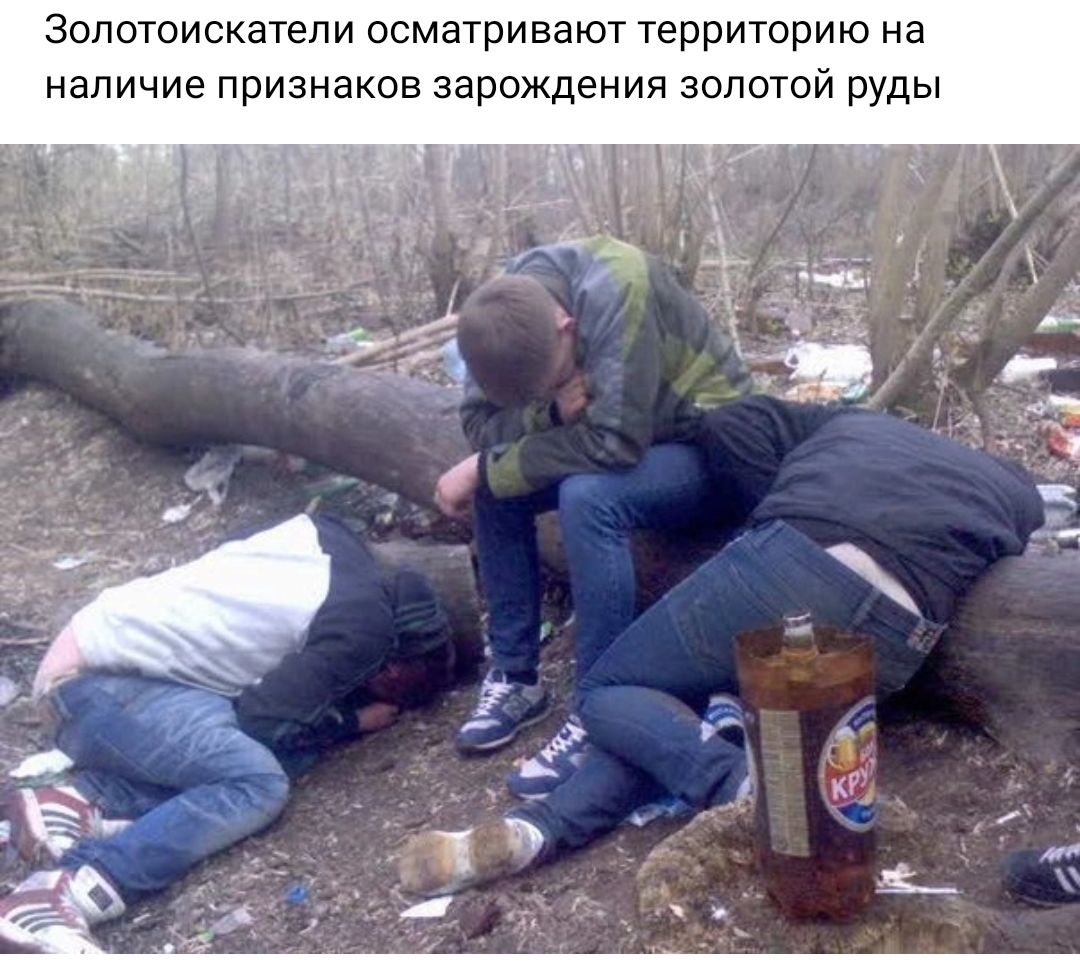 Золотпискатепи осматривают территорию на наличие признаков зарождении золотой руды