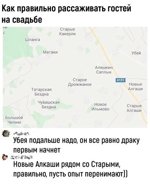 Как правильно рассаживать гостей на свадьбе 1 ш и м мг _ _ Ш Убея подальше надо он все равно драку первым начнет ііы Новые Алкаши рядом со Старыми правильно ПУСГЬ опыт перенимают
