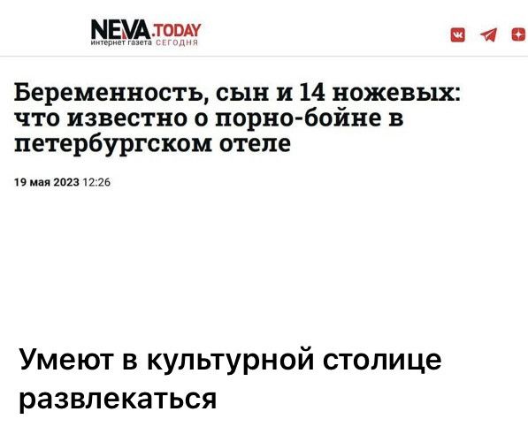 НЕ т п Беременность сын и 14 ножевых что известно о порноАбоине в петербургском отеле а и я Умеют в культурной столице развлекаться