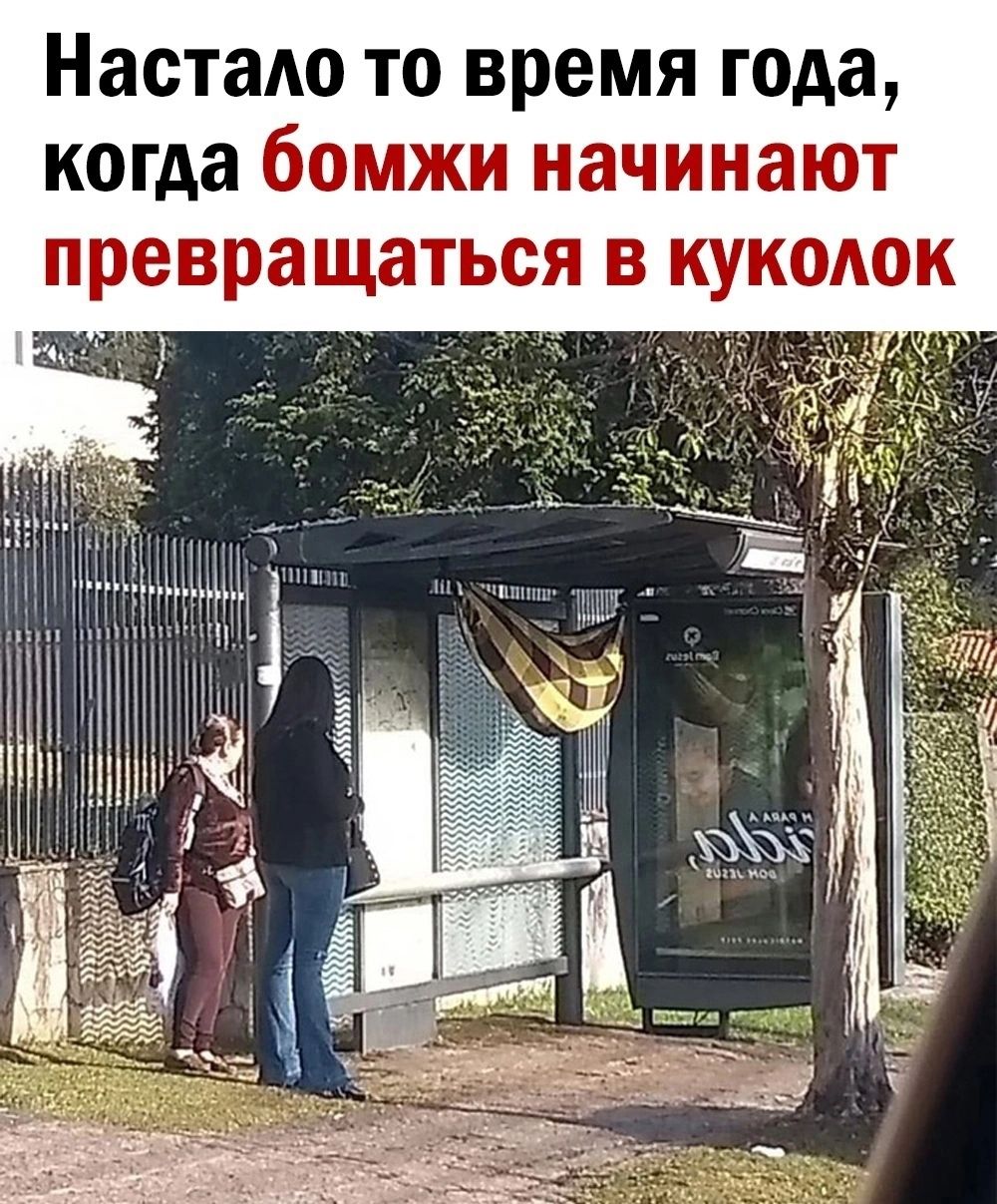 Настало то время года когда бомжи начинают превращаться в кукодок