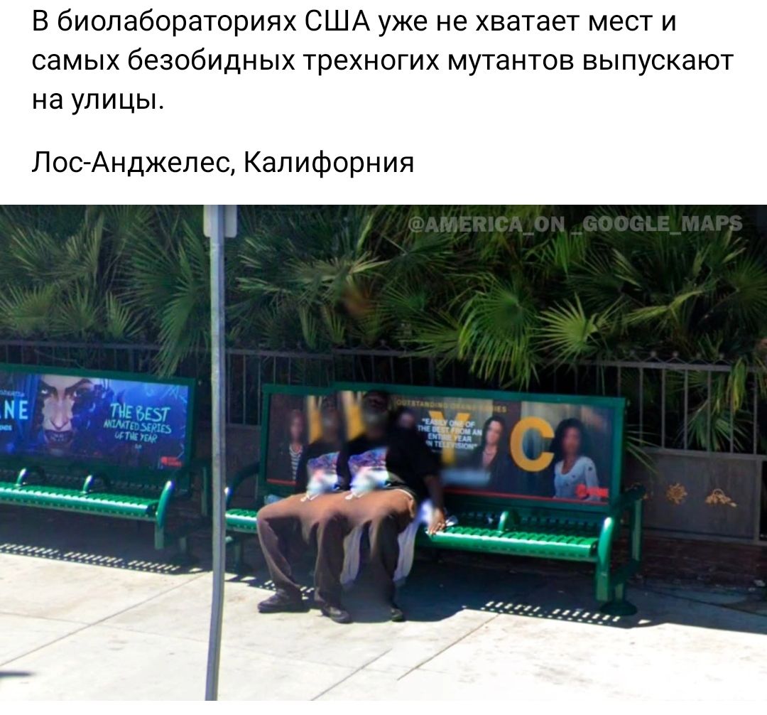 в биопабпраториях США уже не хватает мест и самых безобидных трехногих мутантов выпускают на улицы ПсойАнджелес Калифорния
