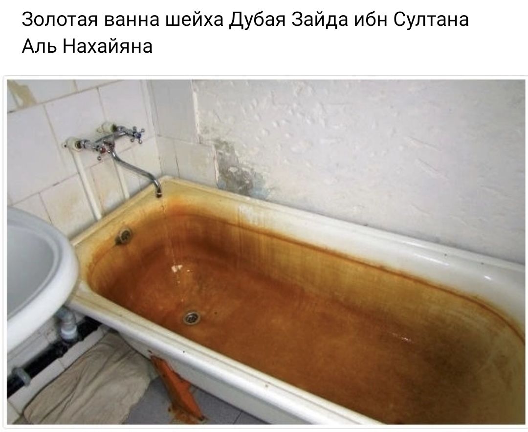 Золотая ванна шейха дубая Зайца ибн Султана Аль Нахайяна