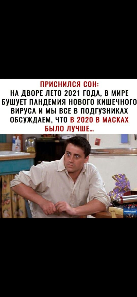 ПРИОНИЛОЯ СОН НА ДВОРЕ ЛЕТО 2021 ГОДА В МИРЕ БУШУЕТ ПАНДЕМИЯ НОВОГО КИШЕЧНОГО ВИРУСА И МЫ ВСЕ В ПОДГУЗНИКАХ ОБСУЖДАЕМ ЧТО В 2020 В МАОКАХ БЫЛО ЛУЧШЕ