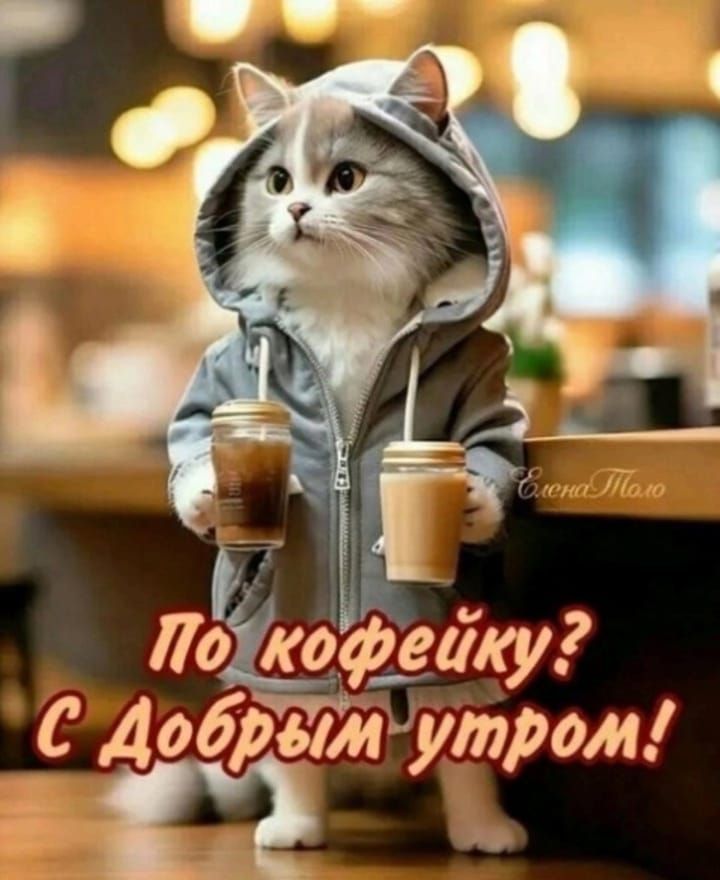 По кофейку? С Добрым утром!