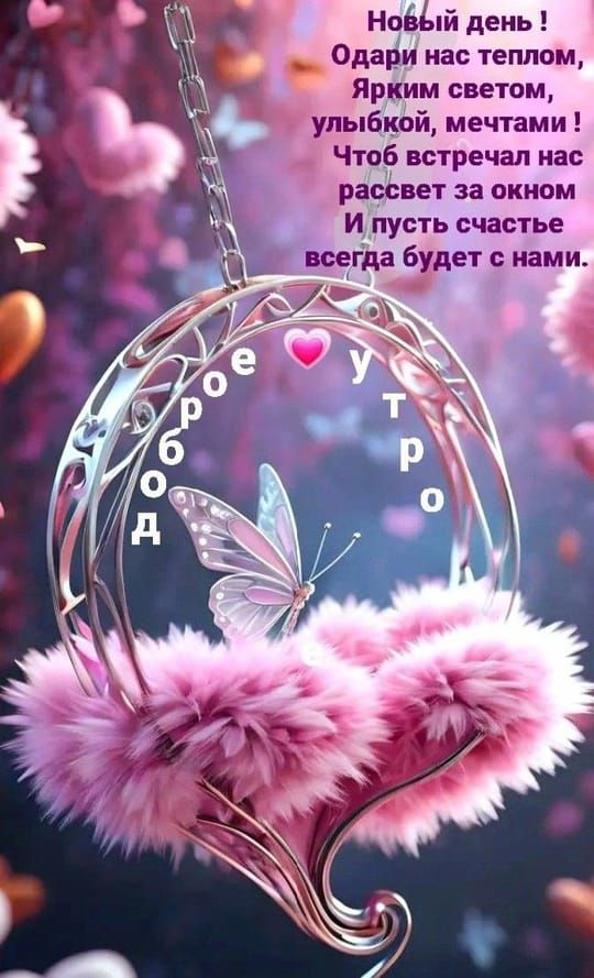 Новый день !
Одарі нас теплом,
Ярким светом,
улыбкой,
мечтами !
Чтоб встретил нас
рассвет за окном
И пусть счастье
всегда будет с нами.