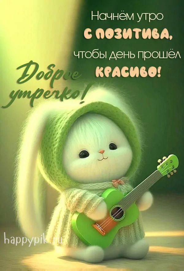Начнём утро
с пезитиеА,

чтобы день прошёл
Ккелсиве@!
