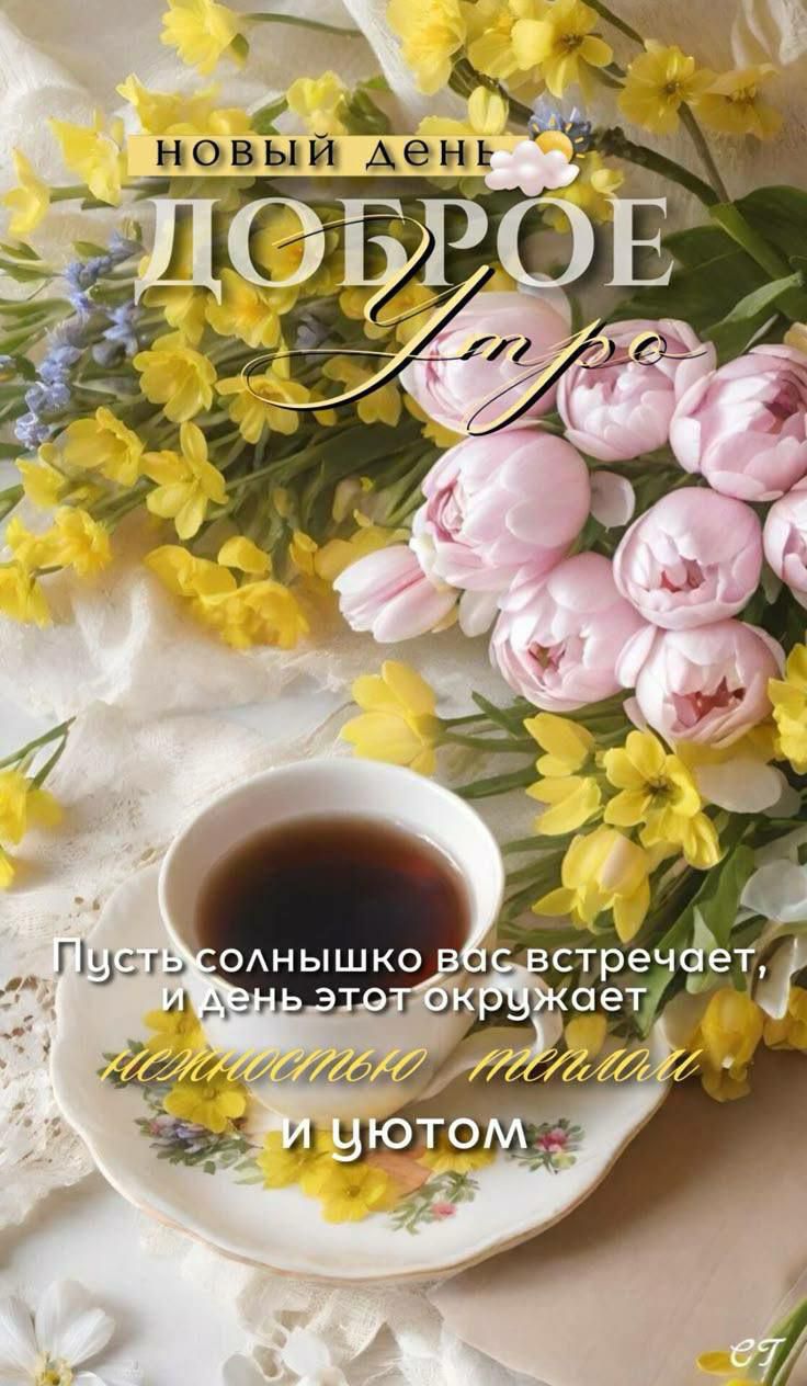 Новый день. Доброе утро. Пусть солнышко вас встречает, и день этот окружает нежностью, теплотой и уютом.