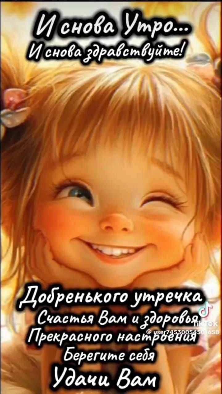 И снова Утро...
И снова здравствуйте!

Добрененького утречка
Счастья Вам и здоровья
Прекрасного настроения
Берегите себя
Удачи Вам
