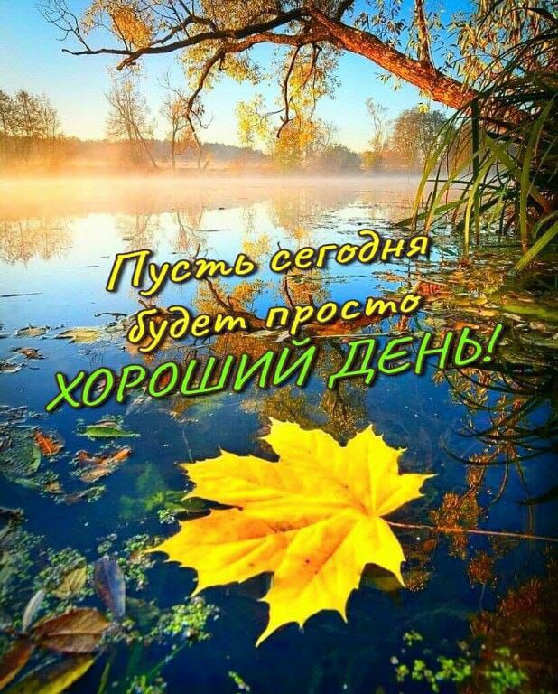 Пусть сегодня будет просто ХОРОШИЙ ДЕНЬ!