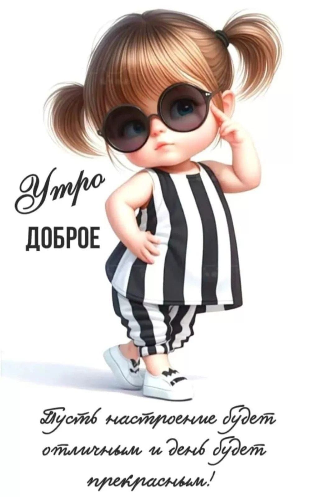 Утро ДОБРОЕ\nПусть настроение будет отличным и день будет прекрасным!