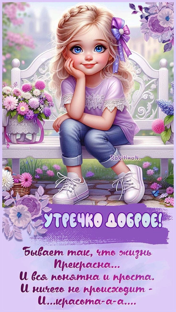 УТРЕЧКО ДОБРОЕ! Бывает та, что жизнь прекрасна... И вся понятна и проста. И ничего не происходит - И... красота-а-а....