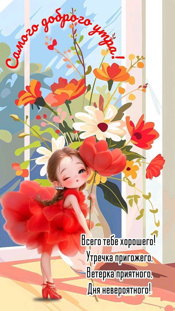 Самого доброго утра! Всего тебе хорошего! Утречка пригожего, ветерка приятного, дня невероятного!