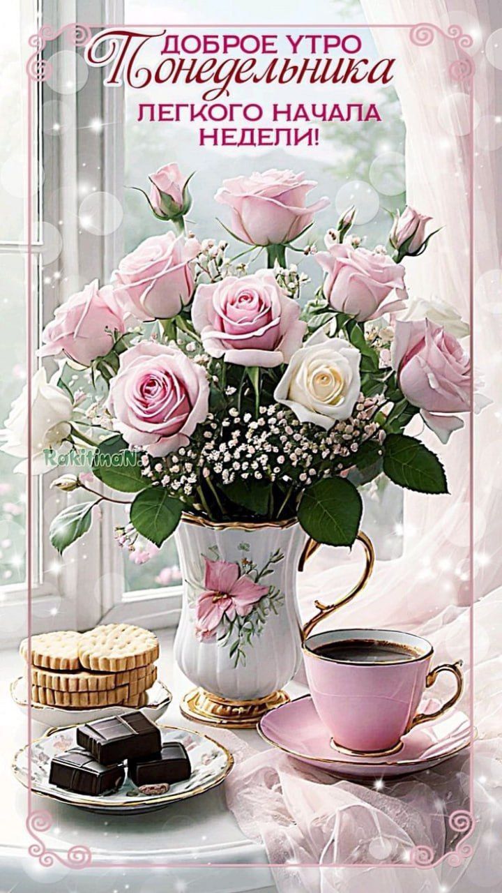 Доброе утро Понедельника легкого начала недели!