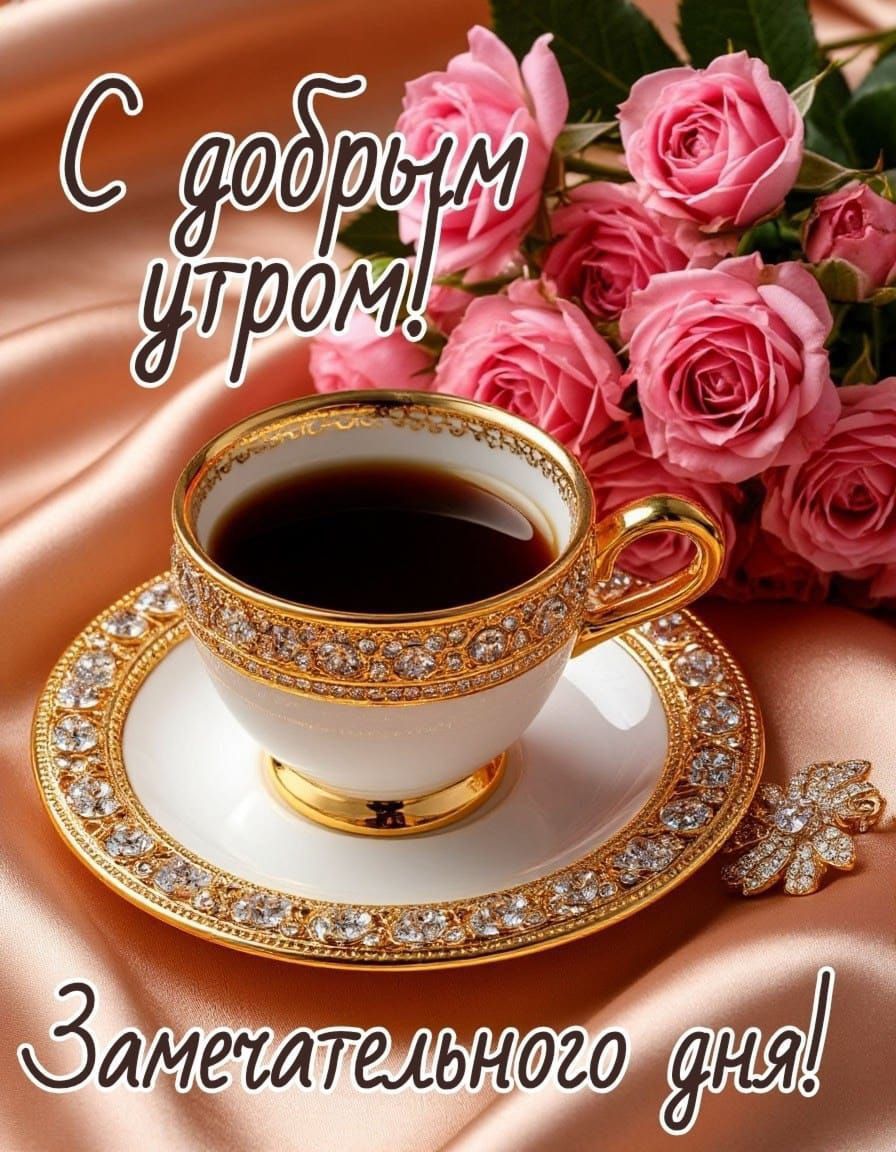 С добрым утром! Замечательного дня!