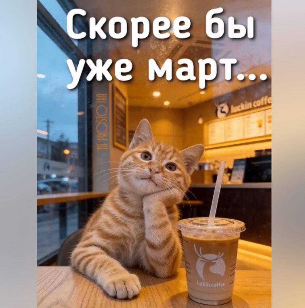 Скорее бы уже март...