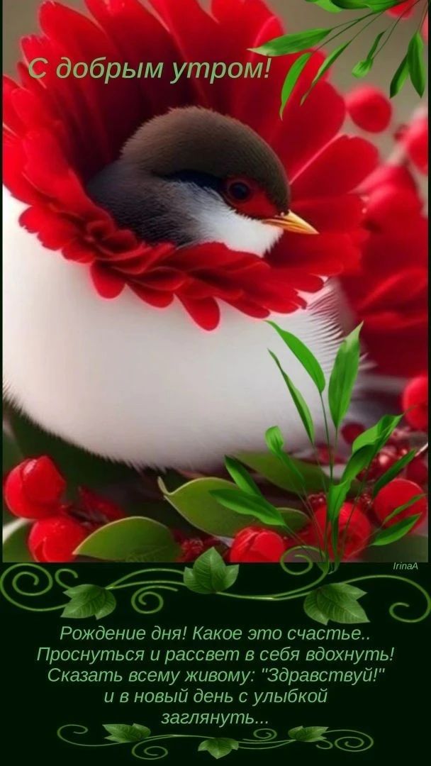 С добрым утром! Рождение дня! Какое это счастье.. Проснуться и рассвет в себя вдохнуть! Сказать всему живому: 