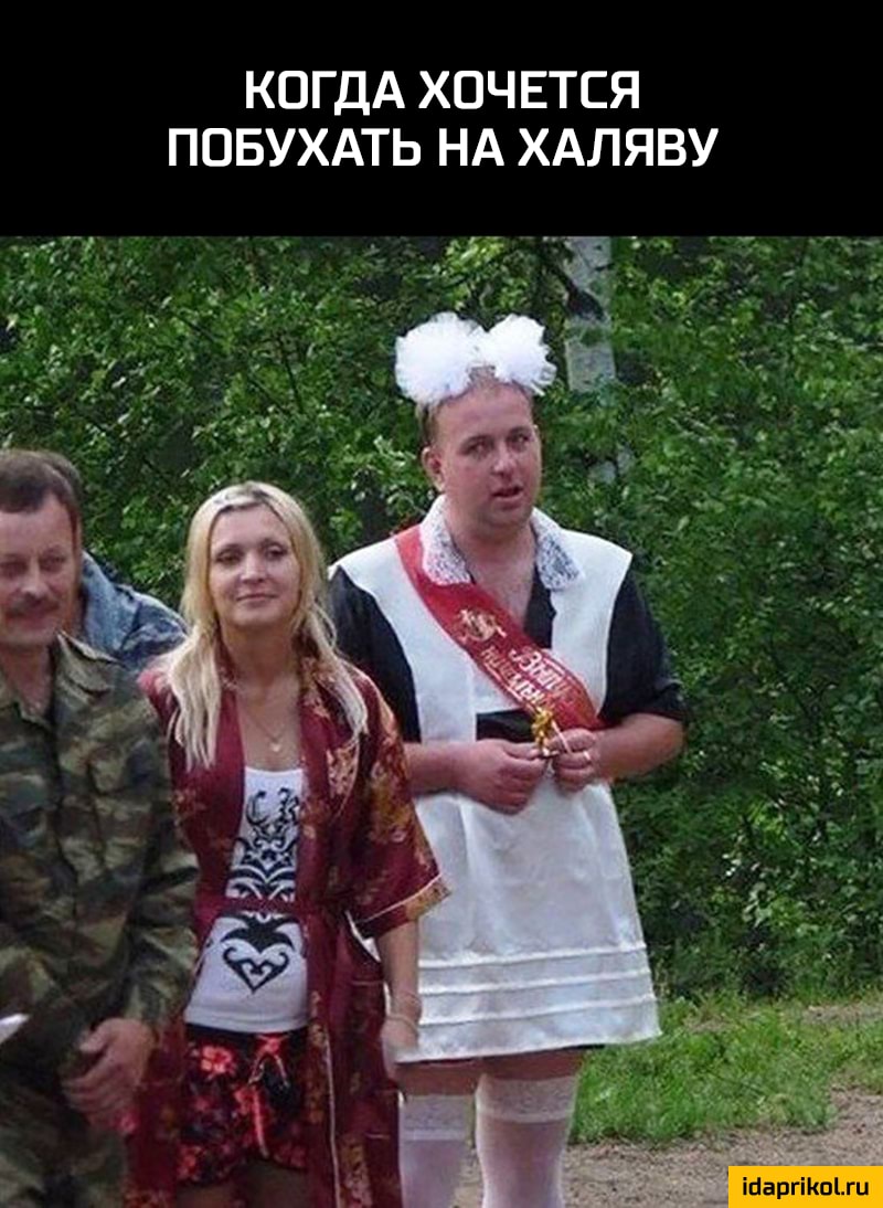 КОГДА ХОЧЕТСЯ ПОБУХАТЬ НА ХАЛЯВУ