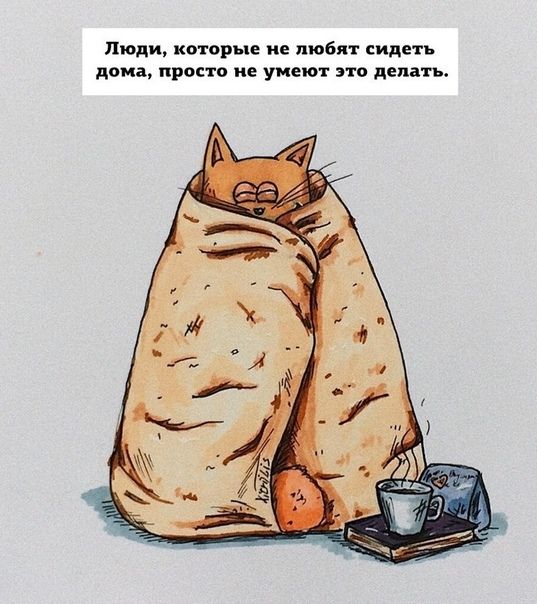 Люди которые не любят сидеть дома просто не умеют это делать