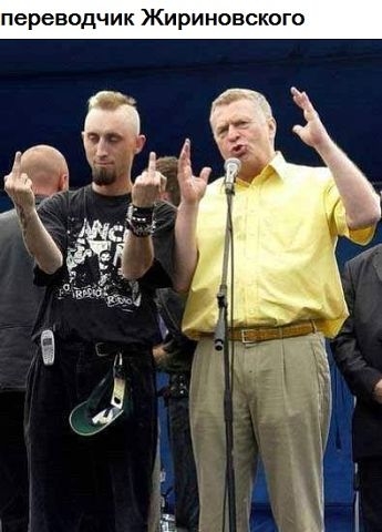 переводчик Жириновского